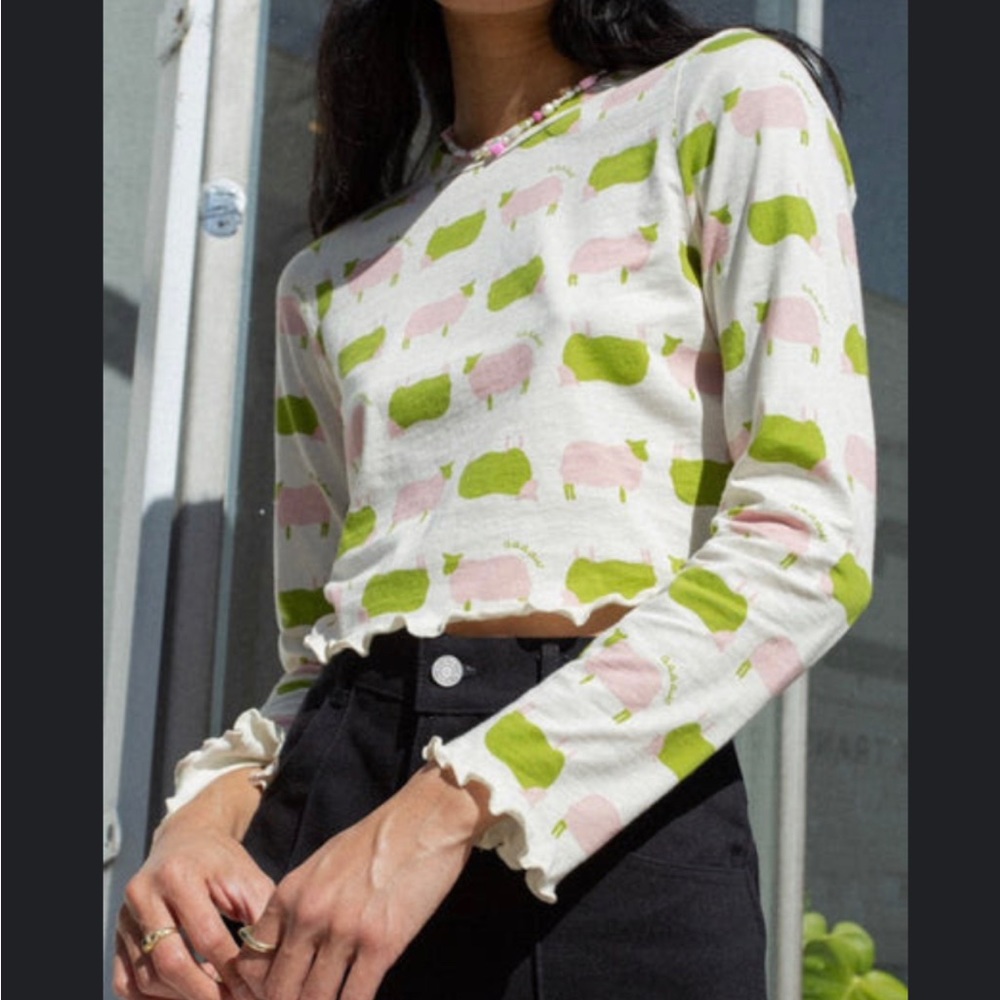 Lisa says gah counting sheep long sleeve